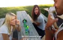 Amateur sex at a picnic