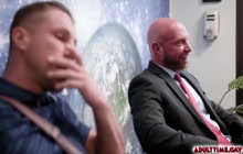 Intense Anal Fucking in the Waiting Room