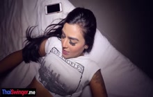 Awesome big ass teen fucks really hard and she enjoyed huge white dick