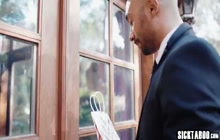 Guys raise is curvy lesbian MILF so he fucked her in front of busty boss