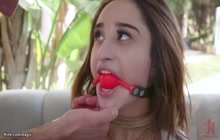 Tutor canes and fucks MILF and teen