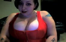 Emo BBW on Webcam