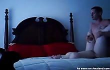 Teen couple hardcore sex on the bed