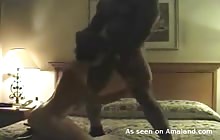 Hot sexy mom fucks black stud in different positions