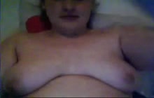 Ugly french chubby fingering on webcam