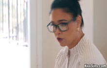 Dana Vespoli is doing her best to help Ricky Spanish cum