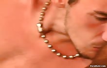 Sexy gay takes big dick in the ass