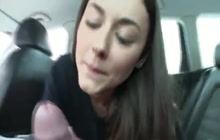 Beautiful Ivana fucks taxi driver