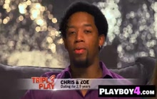 Naughty big ass MILF wife fucks her black husband during sex tape making