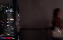 Sexy big ass Latin teen Nicole amazing sloppy blowjob before cock riding