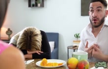 Bianca Bangs can do whatever her mom can't to Peter's cock