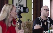 Bisex latino fucking the director and a MILF Pristine Edge on casting couch