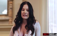 Handsome big cock roommate fucked us so hard and MILFs liked their new fun