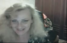 Naughty mature blonde on webcam
